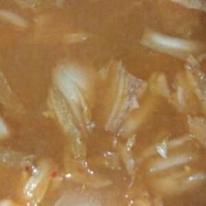 キムチ納豆の味噌汁